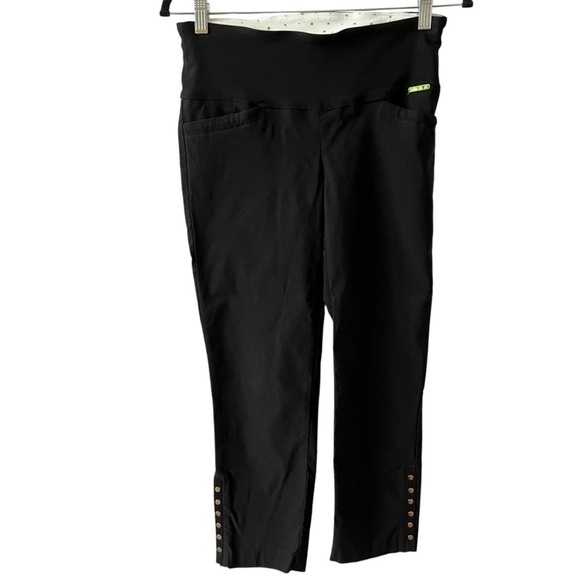 SWING CONTROL GOLF PANTS LEGGING WOMEN 4 CROPPED PULL ON ATHLETIC SPORTY STRETCH - Picture 1 of 10
